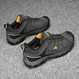 HIKEUP Men’s High-Quality Hiking Shoes – Durable Leather Climbing & Outdoor Walking Sneakers thumbnail 39