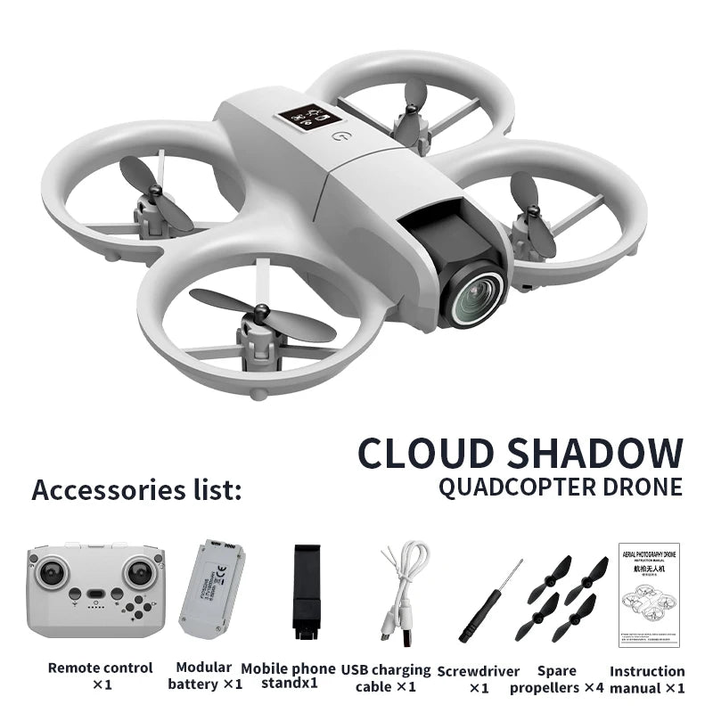 H135 Mini Drone WiFi FPV with 4K Camera, Foldable Quadcopter with Colorful Lights – RC Toys & Gifts