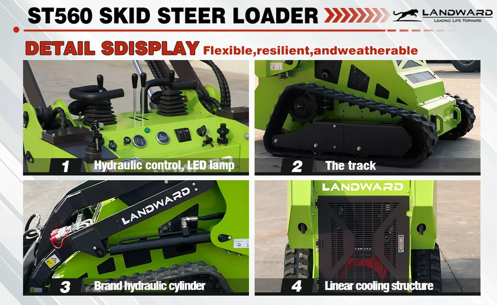 Crawler Skid Steer Loader – Multifunctional Compact Track Loader, Front-End Loader, Customized Chinese Skid Steer