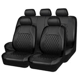 All Season Quilted PU Leather Car Seat Cover Set – Full Surround Waterproof Universal Fit for Sedan, SUV & Pick-Up Truck thumbnail 31