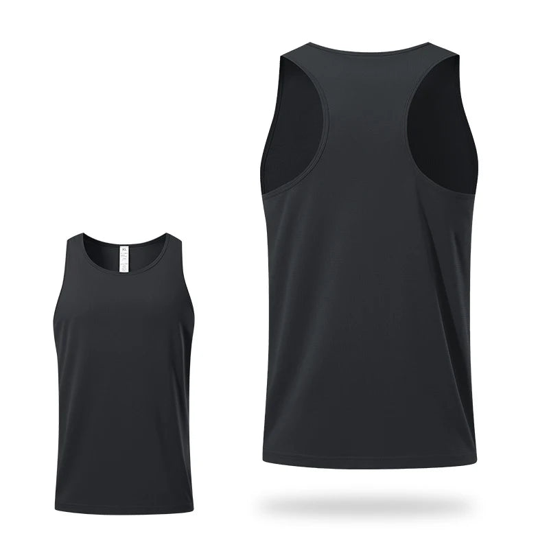 Men’s Quick Dry Sports Vest – Sleeveless Running, Training & Basketball Fitness Top