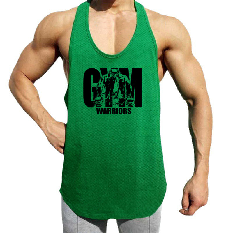 Men’s Mesh Fitness Stringer Tank Top – Sleeveless Gym & Workout Vest