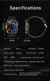 Military-Grade GPS Smartwatch for Men – 2.01” AMOLED, Bluetooth Calling, 3ATM Waterproof, 100+ Sports, 540mAh Battery thumbnail 35