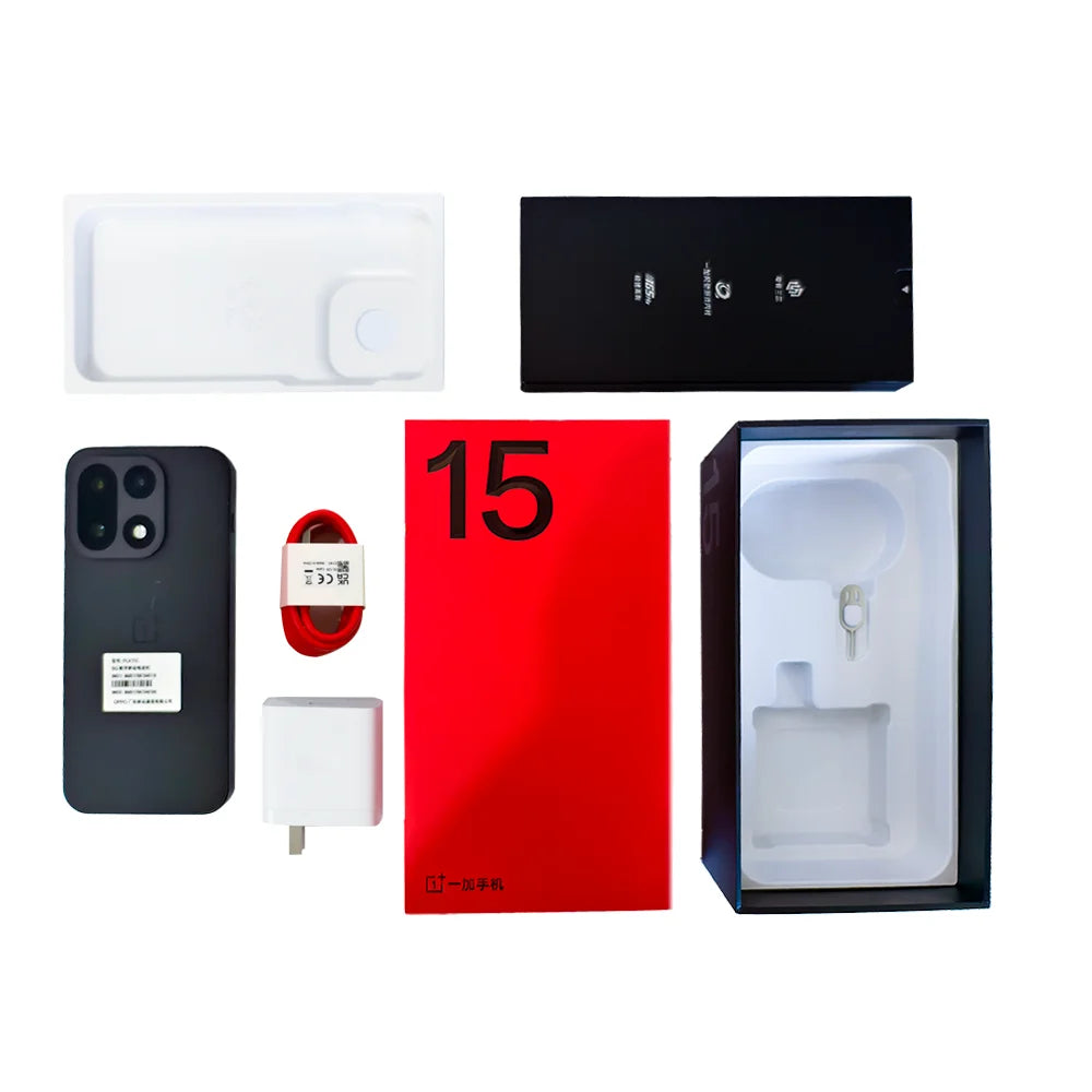 OnePlus 15 Unlocked Smartphone 6.78'' 165Hz AMOLED 50MP Triple Camera 7300mAh Battery NFC IP68