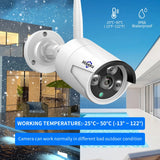 Hiseeu 3/5MP WiFi CCTV Camera Security System 10CH NVR Wireless Surveillance with IR Night Vision thumbnail 5