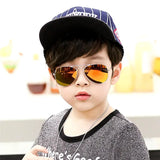 Kids Polarized Pilot Sunglasses UV400 Outdoor Sports Cycling Metal Frame Glasses for Boys and Girls thumbnail 2