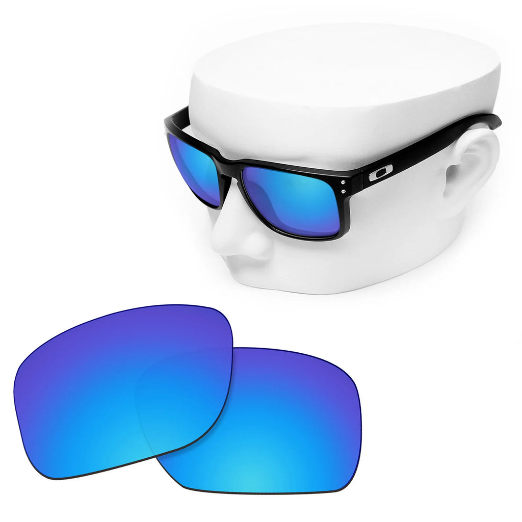 OOWLIT Polarized Replacement Lenses for Oakley Holbrook OO9102 – UV400 Mirror Polycarbonate Upgrade