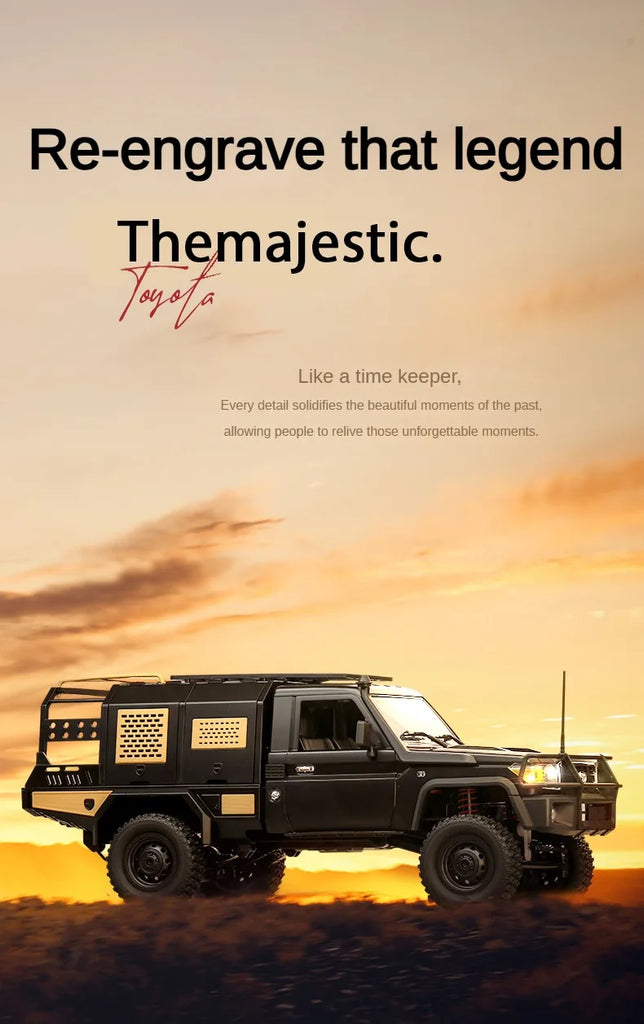 ZWN MN82 / MN82S LC79 1:12 Scale 4WD RC Pickup Truck – Full Scale Off-Road Climbing Remote Control Car