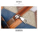 Vintage PU Leather Armpit Shoulder Bag for Women – Geometric Rivet Crossbody Satchel thumbnail 10