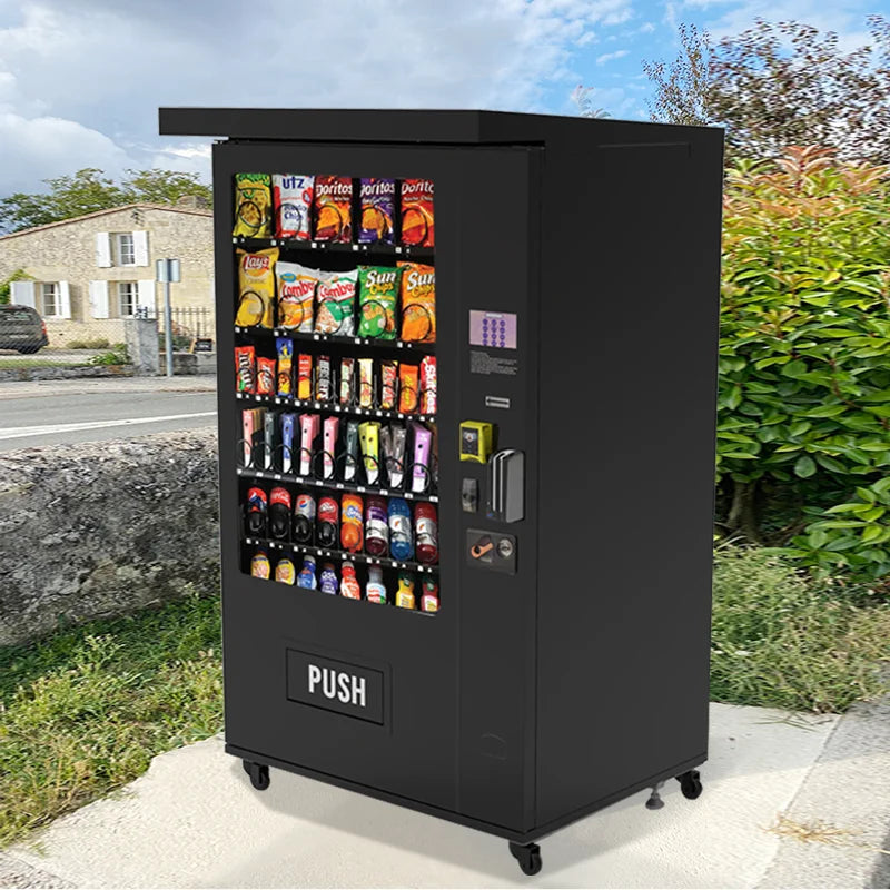 Hot Selling Large Capacity Automatic Combo Snacks & Drinks Vending Machine – Outdoor 24 Hours