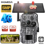INQMEGA4G 2K 5MP PIR Motion Sensor Hunting Trail Camera with Night Vision & Solar Battery – IP66 Waterproof thumbnail 1