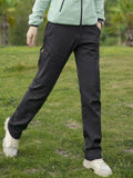 Thick Warm Fleece Hiking Pants for Women – Winter Waterproof & Windproof Outdoor Pants thumbnail 9