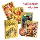 Pokemon VMAX & GX Gold Foil Flash Cards – Pikachu, Charizard, Multilingual Game Battle Collection thumbnail 4