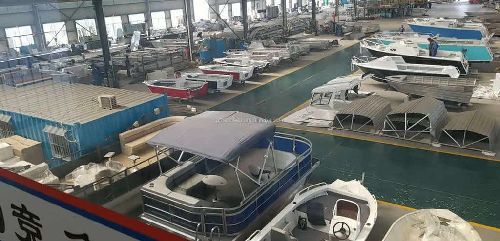 25ft / 7.5m Aluminum Easy Craft Fishing Boat – CE Certified, Outboard Ready, 8 Person Capacity