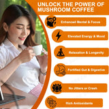 Mushroom Coffee With 11 Superfood Mushrooms including Lion's Mane, Reishi, Chaga, Cordyceps For Energy, Focus, Memory & Immunity thumbnail 3