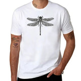 Men’s Dragonfly Print T-Shirt – Quick-Dry Cotton Casual Tee thumbnail 8