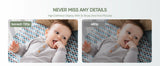 SM70V2 7" 1080P HD Split Screen Video Baby Monitor with Two Cameras – Hack Proof, Remote Zoom/Pan/Tilt, 4000mAh Battery thumbnail 11