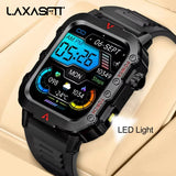 LAXASFIT Q11 Men’s Smart Watch with LED Flashlight, Fitness & Health Monitoring thumbnail 1