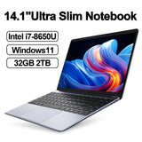 LENO HOT Ultra Slim 14.1" Laptop 32GB 2TB Windows 11 Intel Core i7 Gaming Notebook thumbnail 1