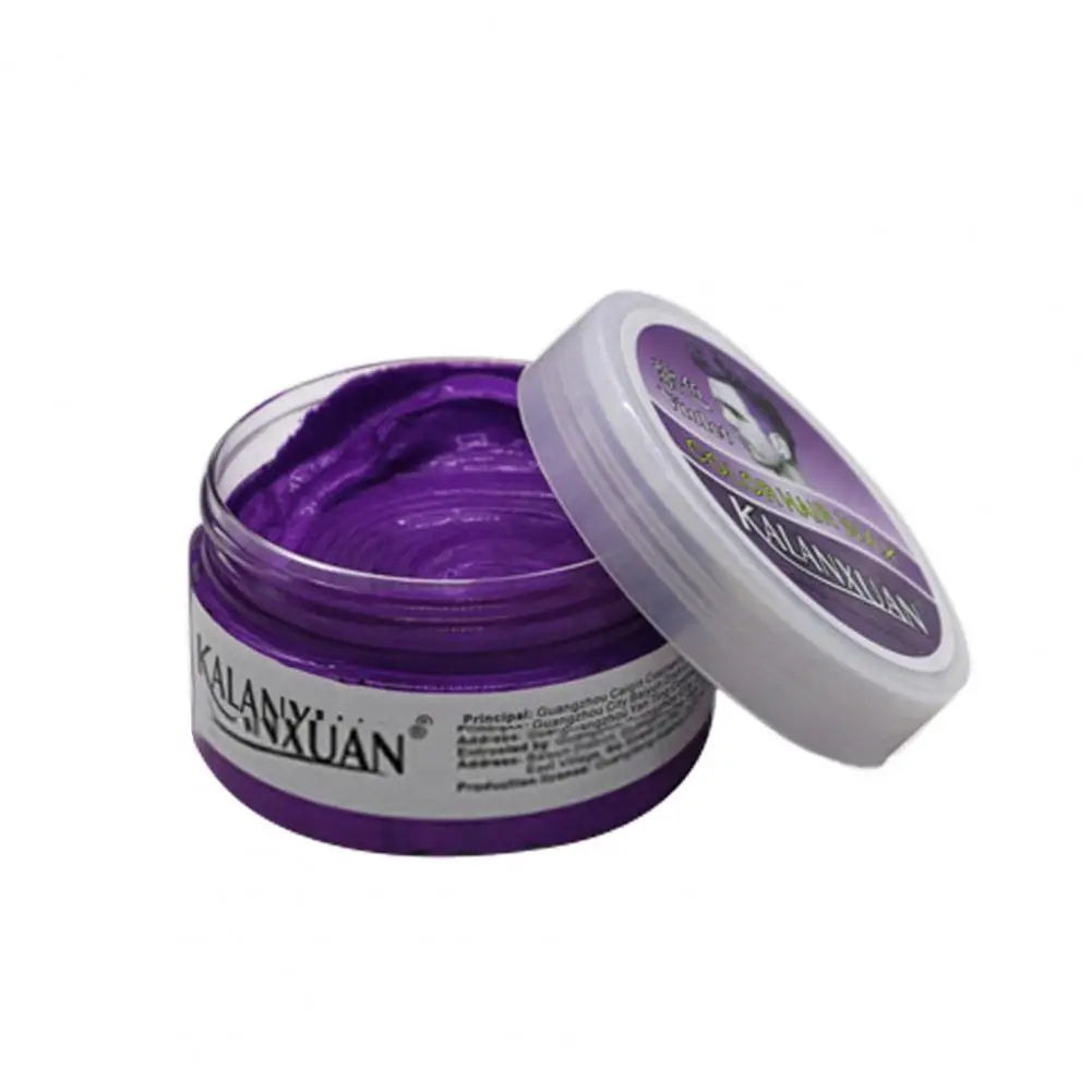 Hair Wax Dye – 9 Colors Temporary Styling Paste for Men & Women
