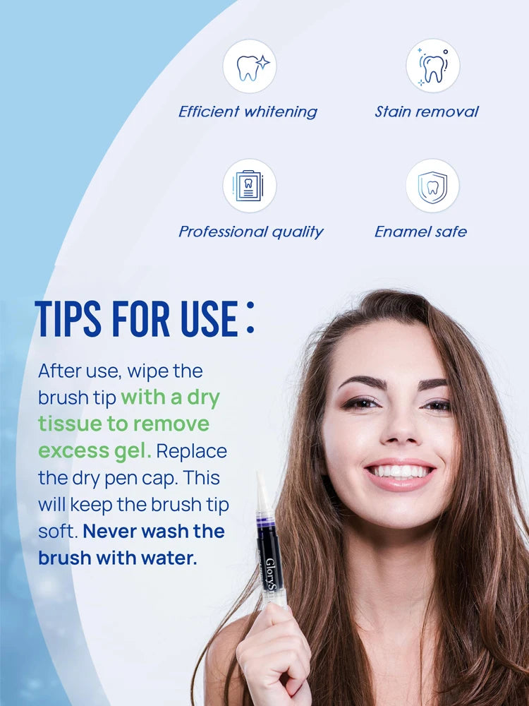 Purple Instant Teeth Whitening Pen – Tartar Removal Toothpaste for Stain Cleaning and Sensitivity-Free Bright Smile
