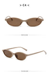 Retro Oval Cat Eye UV400 Sunglasses for Women – Trendy Small Frame Punk Sun Protection Shades thumbnail 20