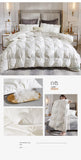 Five-Star Hotel Style Goose Down Duvet – Warm Winter Quilt for Single & Double Beds – Soft Quilted Polyester Comforter 150x200cm to 200x230cm thumbnail 27