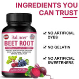 Organic Beetroot Capsules with Black Pepper Extract – Nitric Oxide Support, Blood Circulation & Energy Boost – 30/60/120 Capsules thumbnail 5