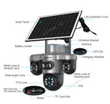 LS VISION 20MP 4-Lens Three Screen 4G/WiFi Solar Security Camera with 10X Optical Zoom and Auto Tracking thumbnail 26