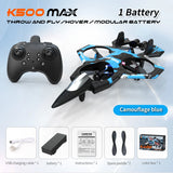 K500 MAX 2.4G Remote Control Fighter Jet Drone with Screen & 360° Rolls thumbnail 48