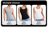 3-Piece Women’s Solid Color Knit Tank Top Vest Set thumbnail 21