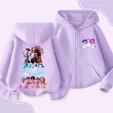 Movie Kpop Demon Hunters Zipper Hoodie for Kids – Unisex Sweatshirt for Girls & Boys thumbnail 16