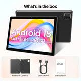 BAKEN 10-Inch Android 15 Tablet – Quad Core Processor, 12GB RAM (3GB+9GB), 64GB Storage, 1280x800 HD Display, Dual Camera, 5G WiFi thumbnail 14