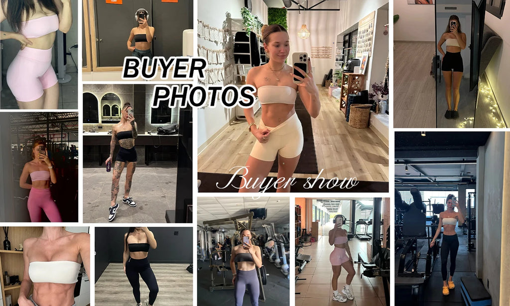 Strapless Quick-Dry Sports Bra Women’s Tube Top Yoga & Fitness Gym Wear