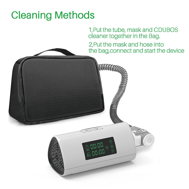 Portable Ozone Air Purifier & Disinfection Device – CPAP Cleaner, Household & Car Sterilizer