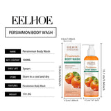 Persimmon Body Wash 100ml Odor Eliminating Exfoliating Moisturizing Shower Gel – Oil Control & Long Lasting Fragrance thumbnail 4