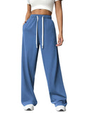 Autumn & Winter Women’s Elastic Waist Wide Leg Casual Pants thumbnail 49