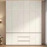 Luxury Nordic Modern Metal Wardrobe with Storage Drawers – Adult Bedroom Closet Furniture thumbnail 5