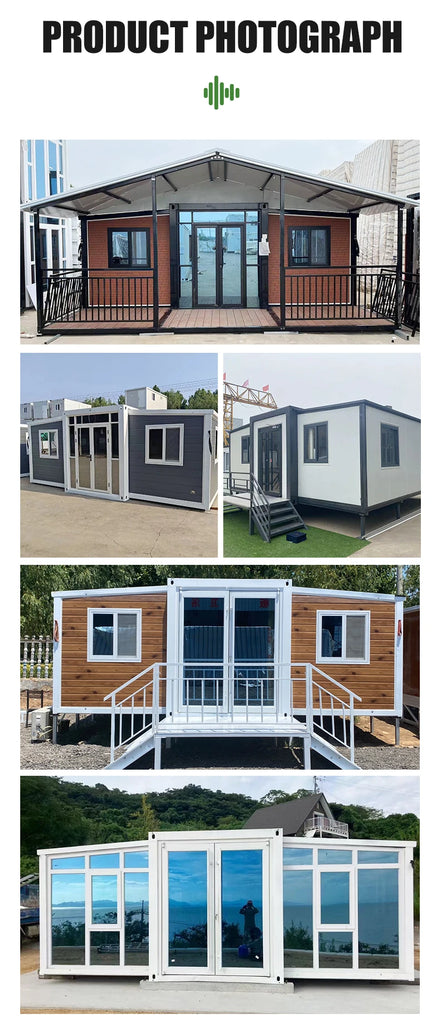 20ft Double Wing Expandable Container House – Modern Prefabricated Mobile Home