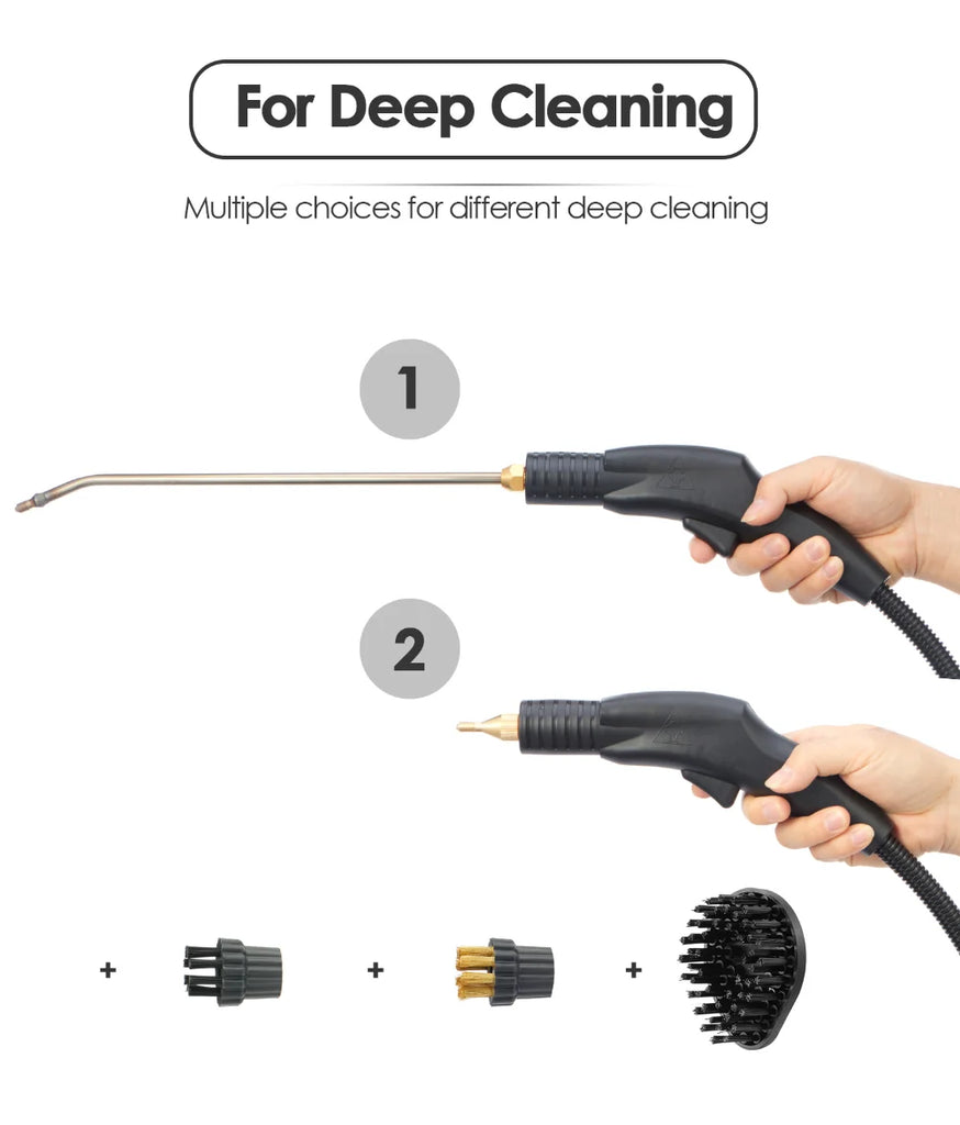 3000W High-Pressure Handheld Steam Cleaner for Kitchen, Car & Air Conditioning