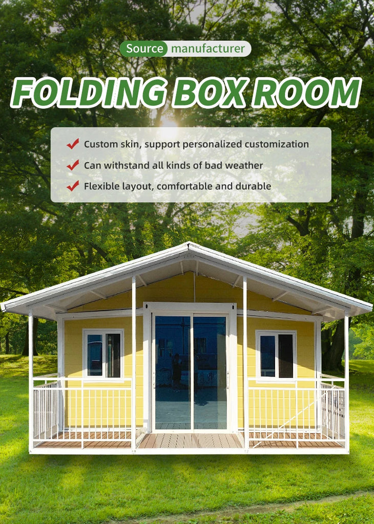 20ft Double Wing Expandable Container House – Modern Prefabricated Mobile Home