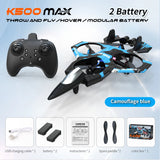 K500 MAX 2.4G Remote Control Fighter Jet Drone with Screen & 360° Rolls thumbnail 42