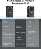 BOBLOV M7 Pro 4K GPS Body Mounted Camera 128GB, 180° Rotating Lens, 4000mAh Battery, 15-Hour Recording Bodycam thumbnail 8