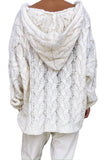 Cable-Knit Hooded Sweater thumbnail 9