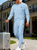 Men's Full Size Casual Textured Top and Pants Set Plus Size thumbnail 6