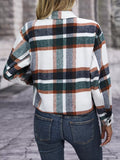 Plaid Button-Up Jacket thumbnail 10