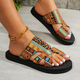 Bohemian Patterned Cutout Sandals thumbnail 3