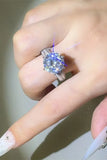 5 Carat Moissanite 925 Sterling Silver Ring thumbnail 5