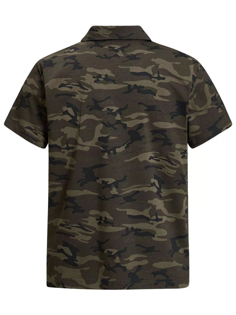 Men's Camouflage Short Sleeve Polo