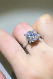 5 Carat Moissanite 925 Sterling Silver Ring thumbnail 2